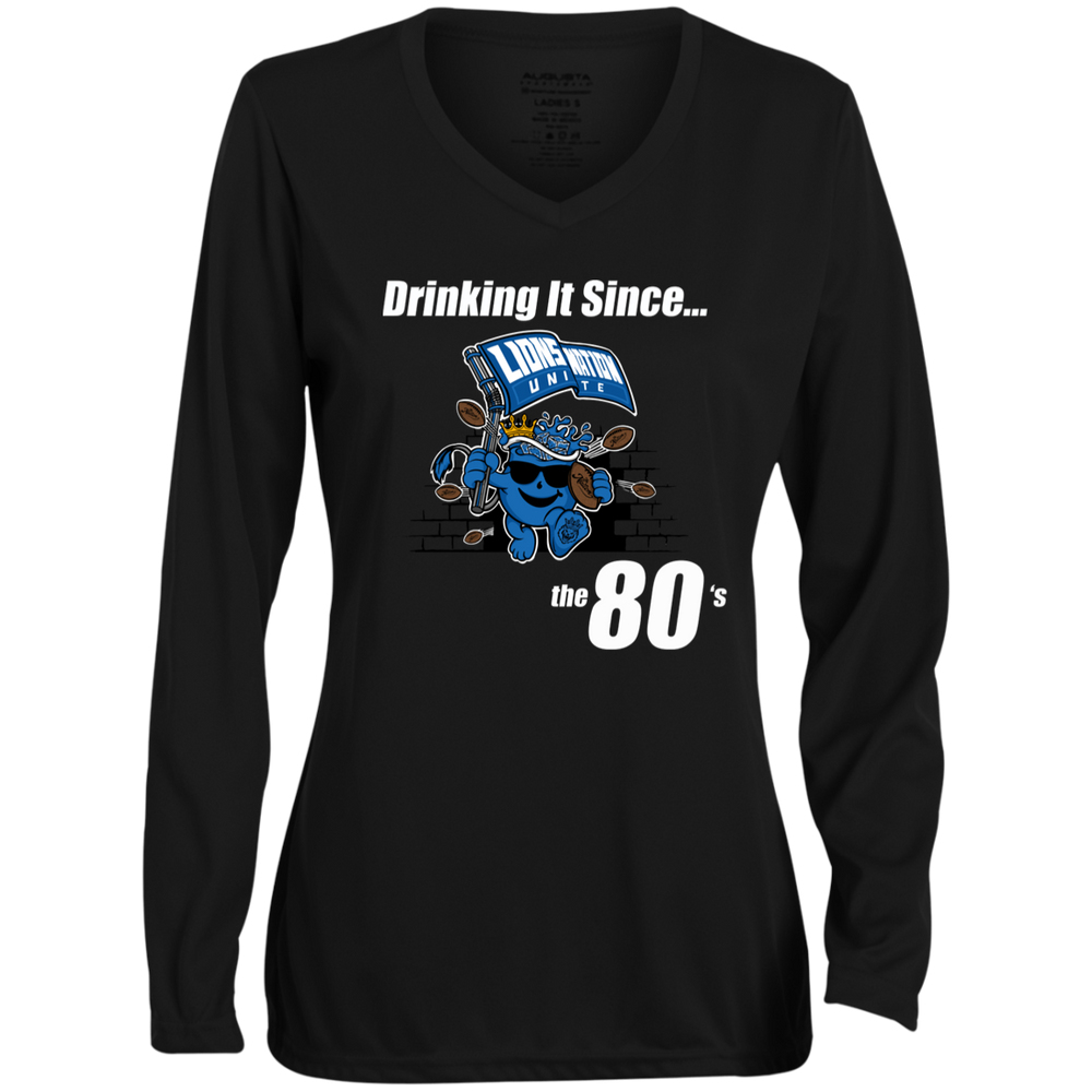 Drinking It Since the 80's Women's Long-Sleeved T-Shirt