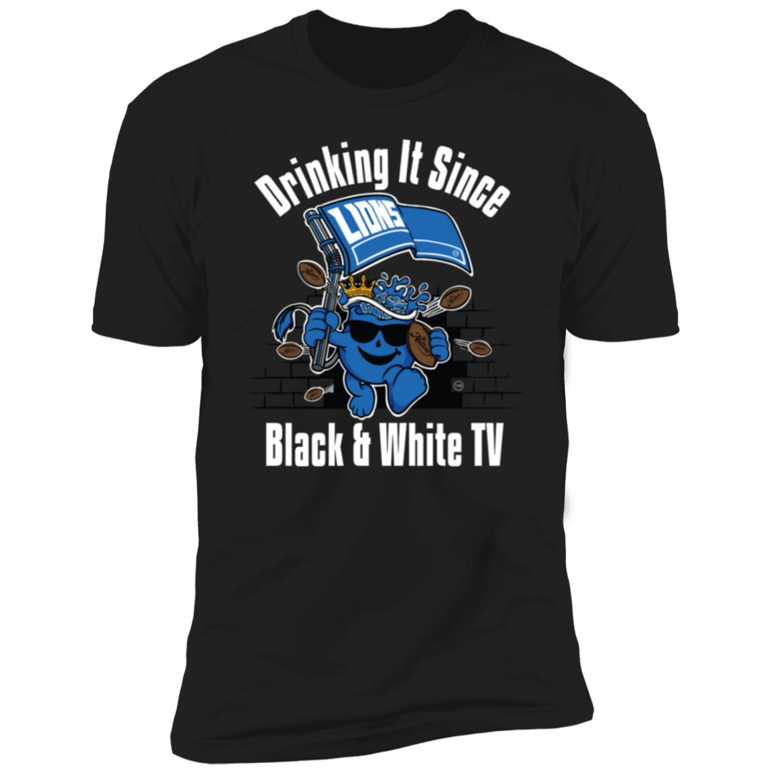 Drinking It Since Black and White TV Men's T-Shirt